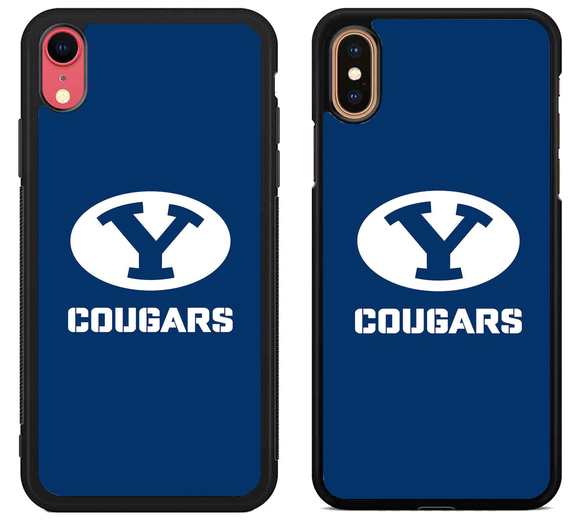 BYU Cougars Logo Blue iPhone X | Xs | Xr | Xs Max Case