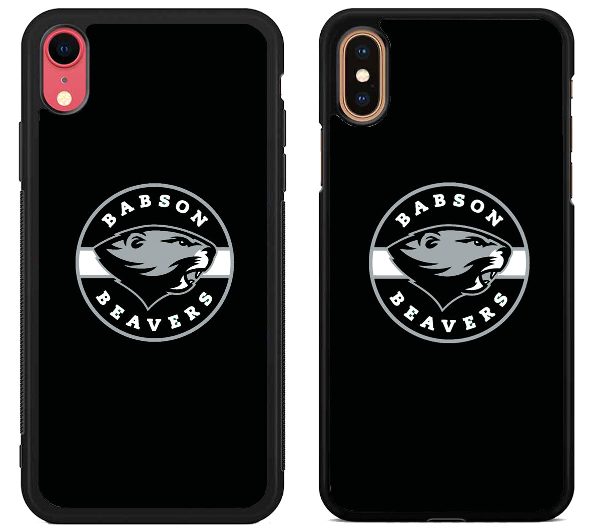 Babson College Beavers Black iPhone X | Xs | Xr | Xs Max Case