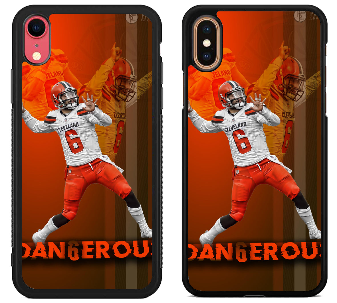 Baker mayfield Cleveland Browns Background iPhone X | XS | XR | XS Max Case
