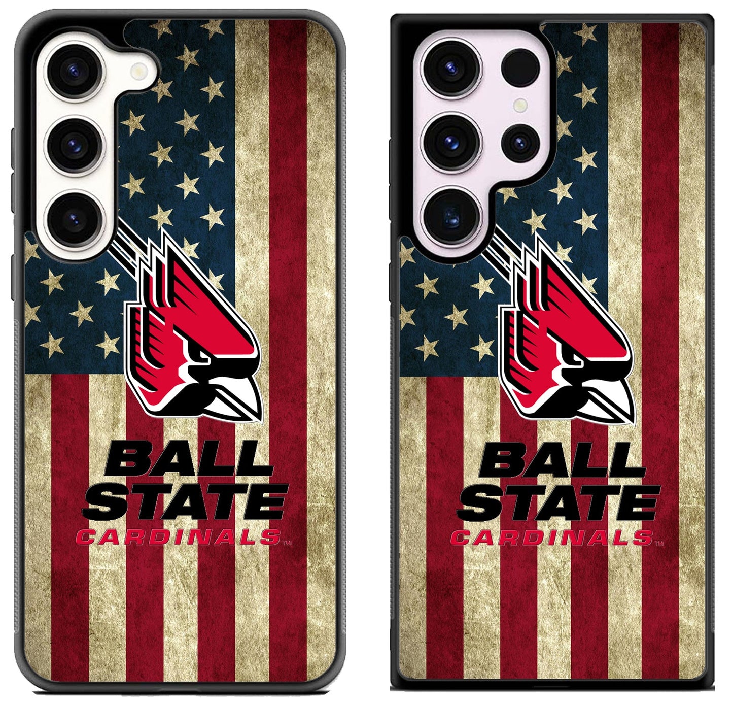Ball State Cardinals Flag Samsung Galaxy S23 | S23+ | S23 Ultra Case