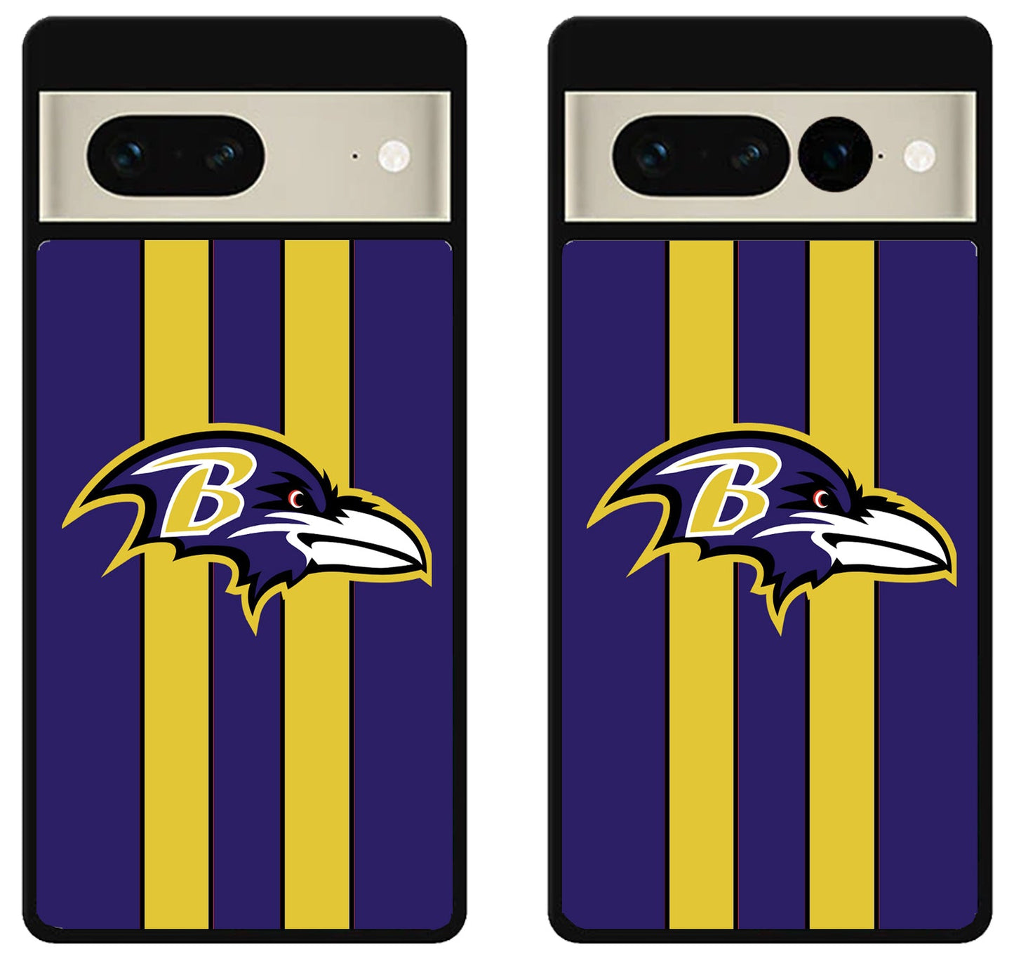 Baltimore Ravens Logo Striped Google Pixel 7 | 7 Pro Case