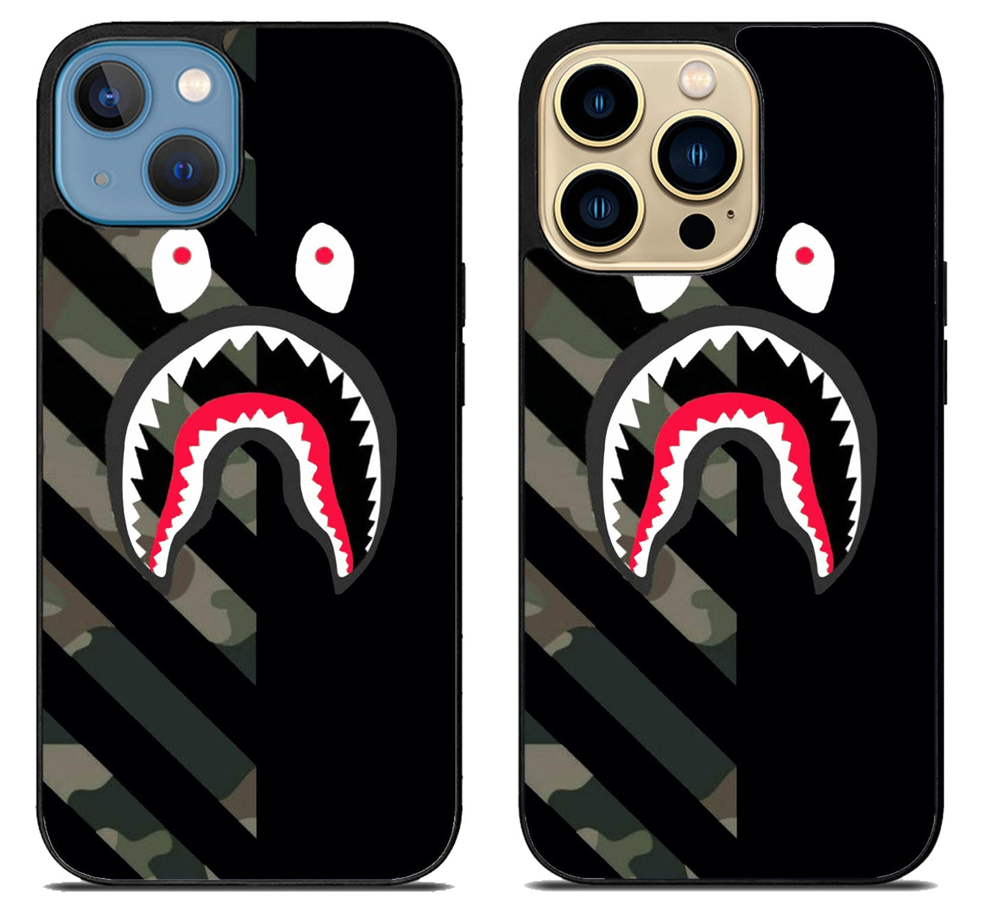 Bape Camo Black iPhone 14 | 14 Plus | 14 Pro | 14 Pro Max Case