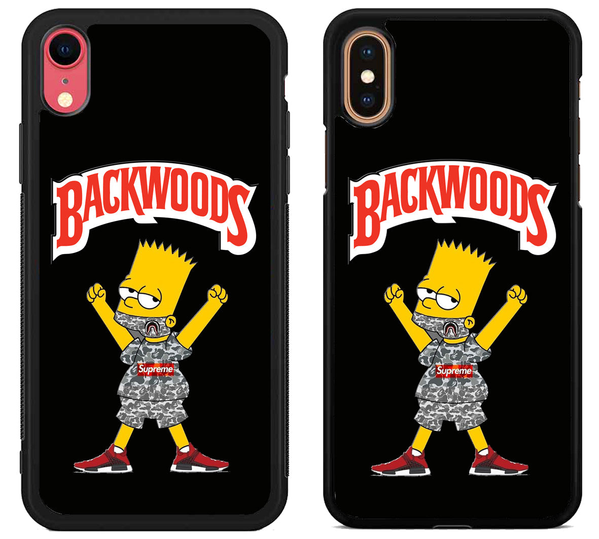 Bart Shimpson Black Backwoods iPhone X | XS | XR | XS Max Case