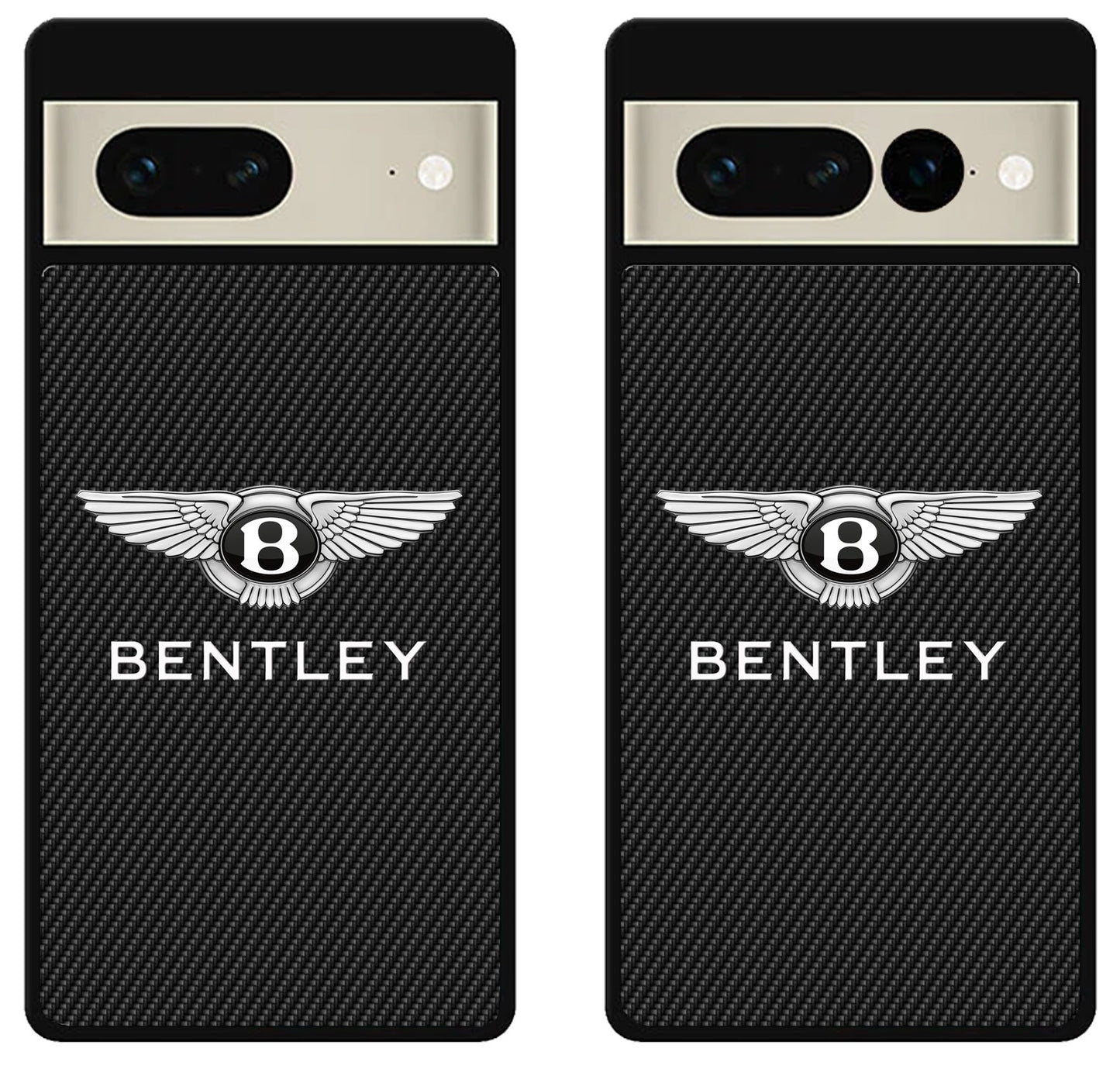 Bentley Logo Black Carbon Google Pixel 7 | 7 Pro Case