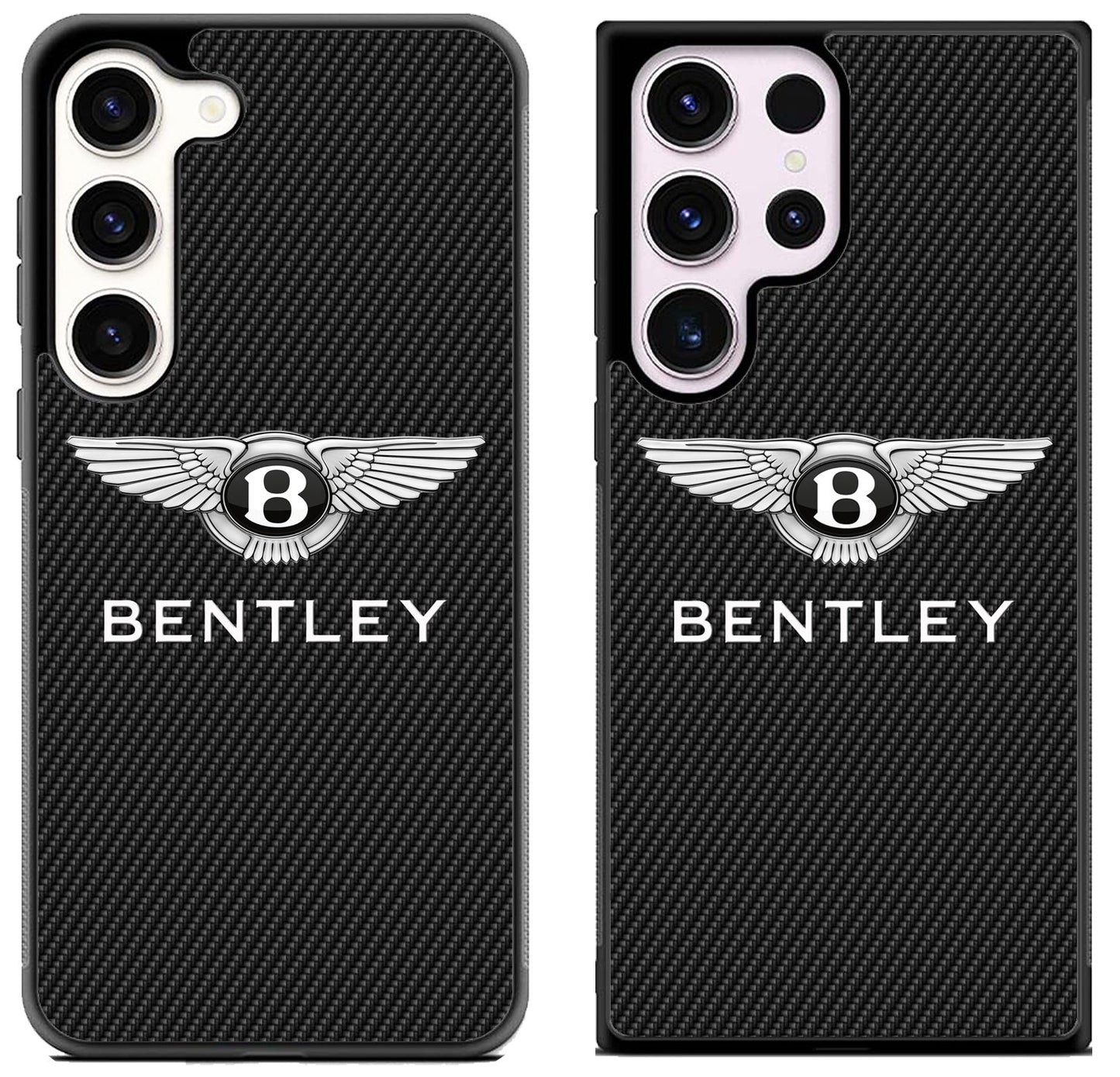 Bentley Logo Black Carbon Samsung Galaxy S23 | S23+ | S23 Ultra Case