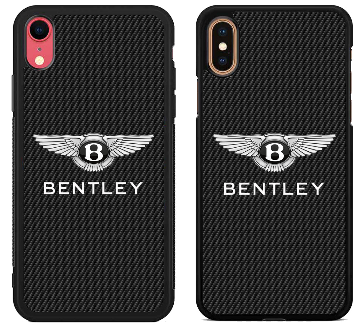 Bentley Logo Black Carbon iPhone X | XS | XR | XS Max Case