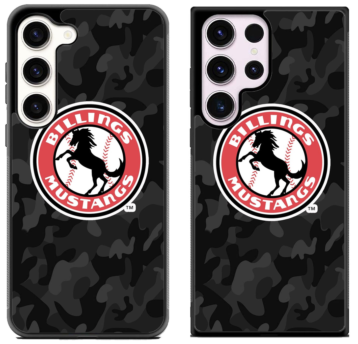 Billings Mustangs Camo Samsung Galaxy S23 | S23+ | S23 Ultra Case