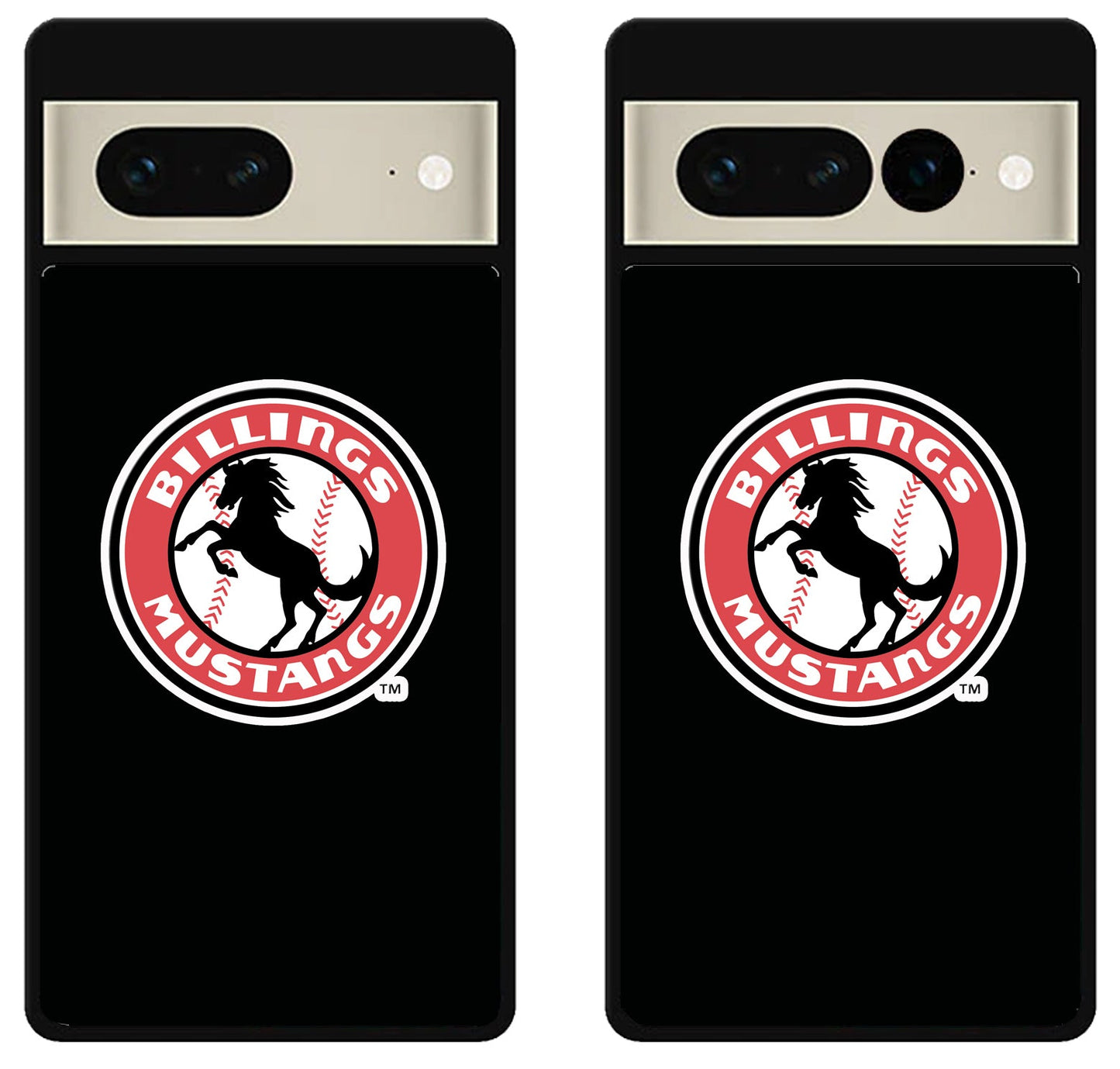 Billings Mustangs Logo Google Pixel 7 | 7 Pro Case