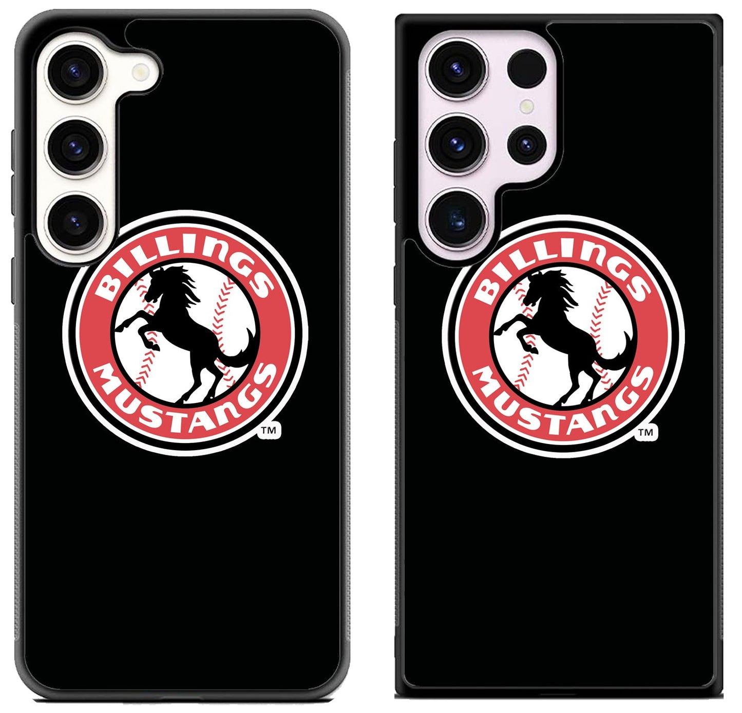 Billings Mustangs Logo Samsung Galaxy S23 | S23+ | S23 Ultra Case