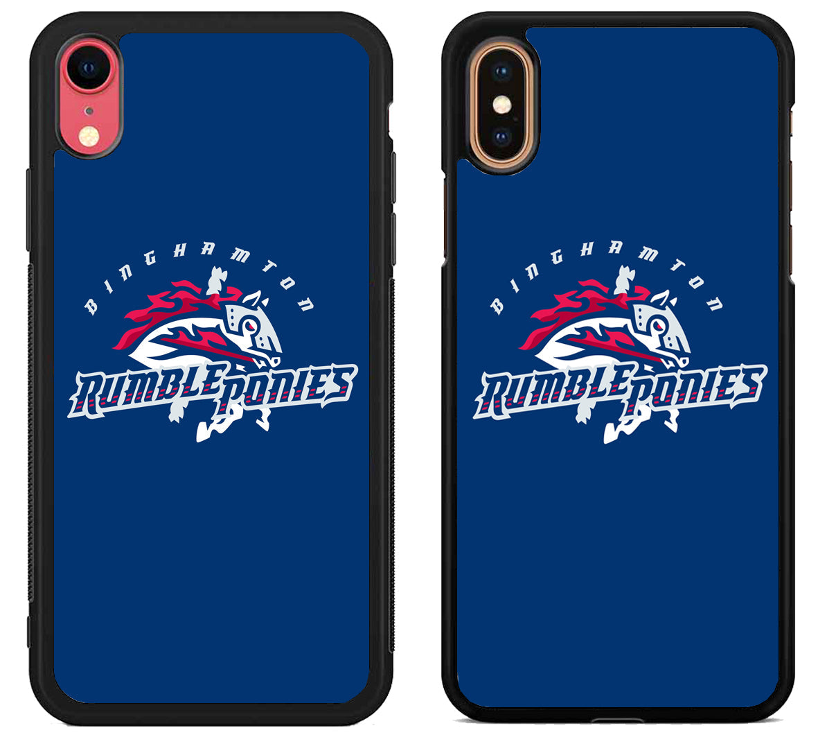 Binghamton Rumble Ponies Logo iPhone X | Xs | Xr | Xs Max Case