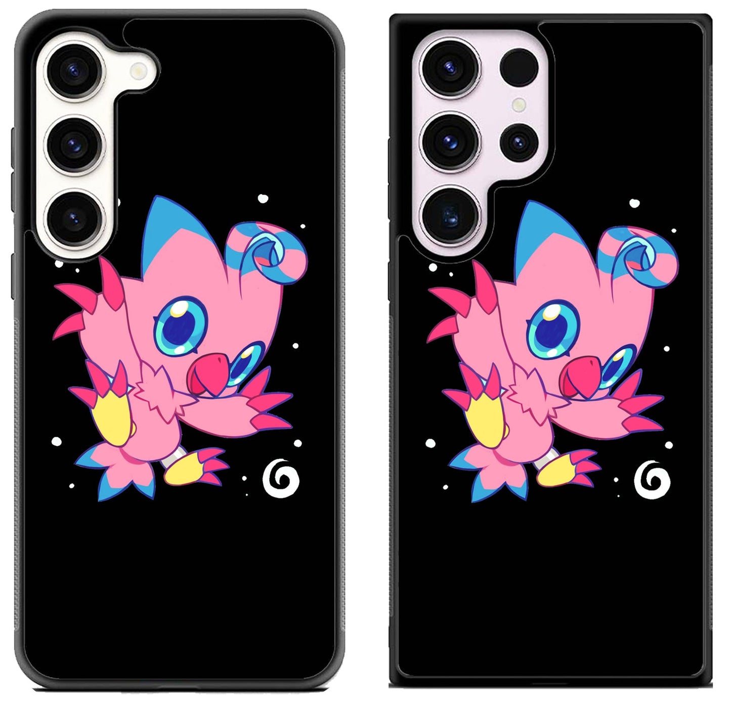 Biyomon Digimon Black Samsung Galaxy S23 | S23+ | S23 Ultra Case