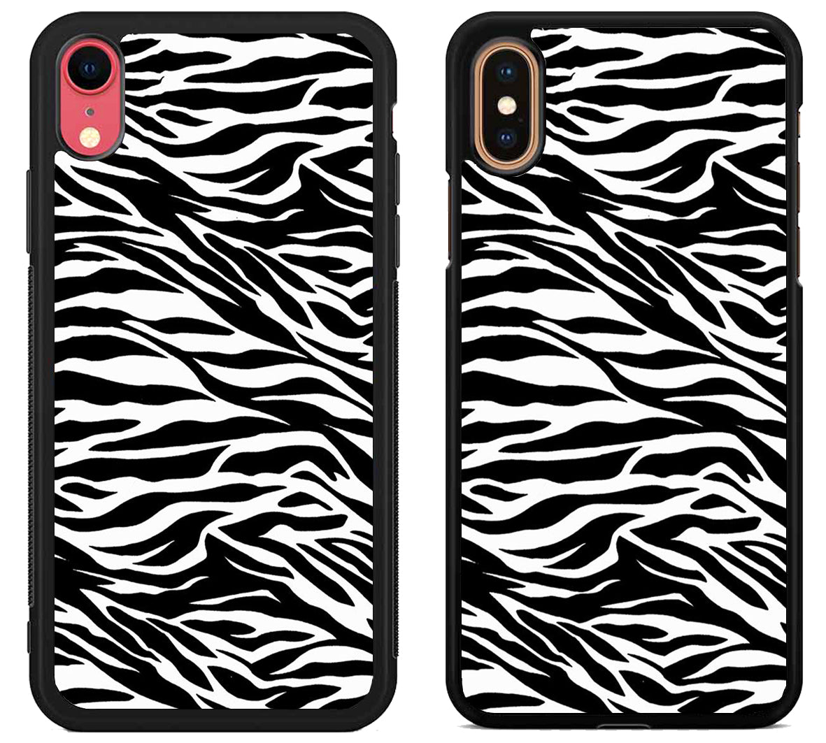 Black White Zebra Print iPhone X | XS | XR | XS Max Case