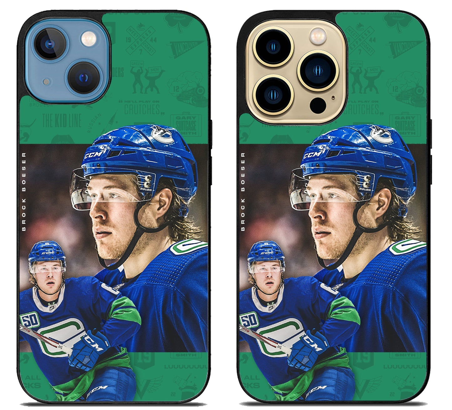 Brock Boeser Vancouver Canucks iPhone 14 | 14 Plus | 14 Pro | 14 Pro Max Case