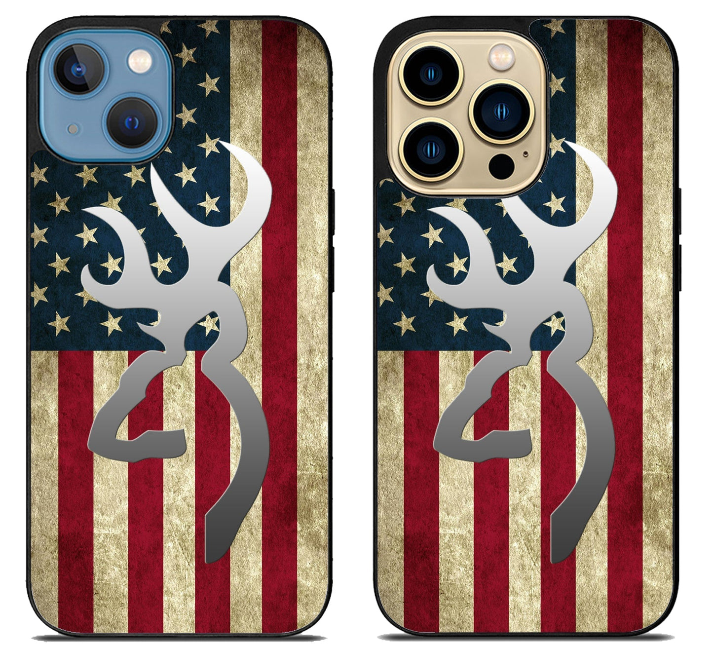 Browning Logo Flag iPhone 14 | 14 Plus | 14 Pro | 14 Pro Max Case