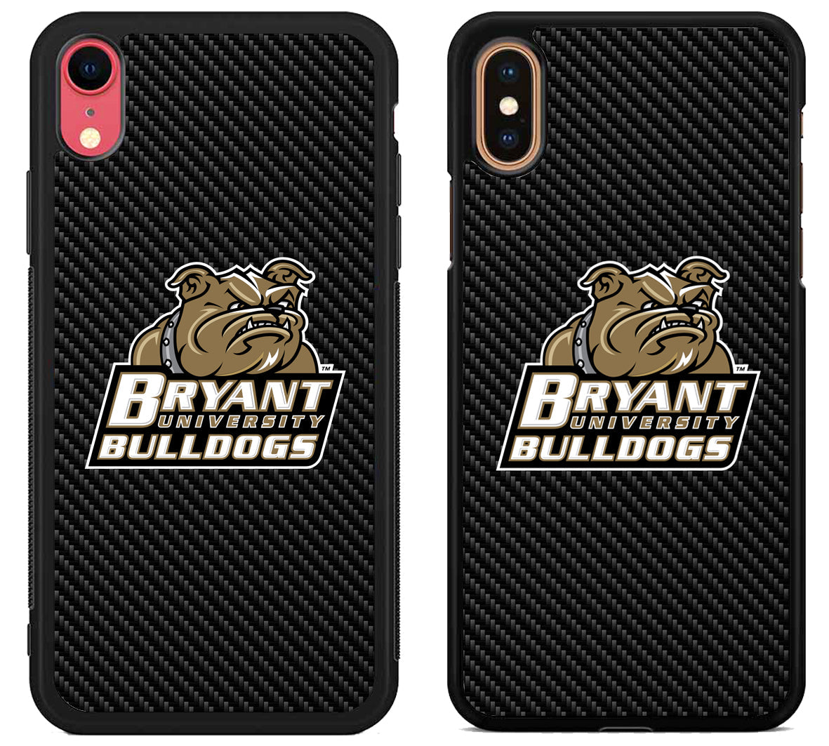 Bryant University Bulldogs Carbon iPhone X | Xs | Xr | Xs Max Case