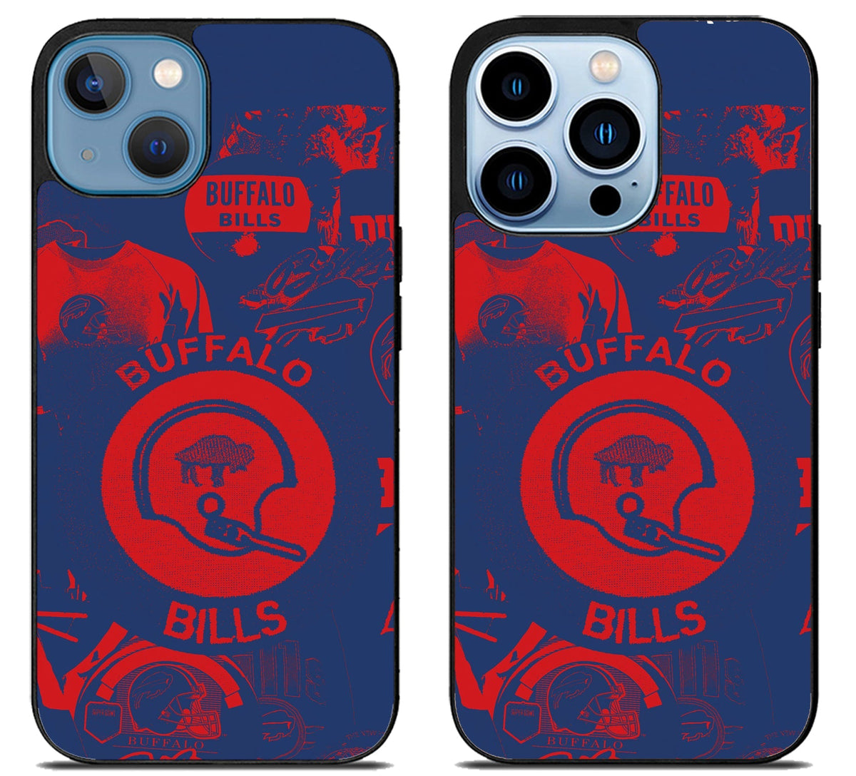Buffalo Bills Painted iPhone 13 | 13 Mini | 13 Pro | 13 Pro Max Case