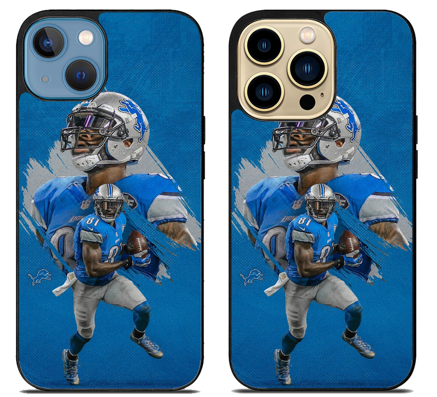 Calvin Johnson Detroit Lions iPhone 14 | 14 Plus | 14 Pro | 14 Pro Max Case