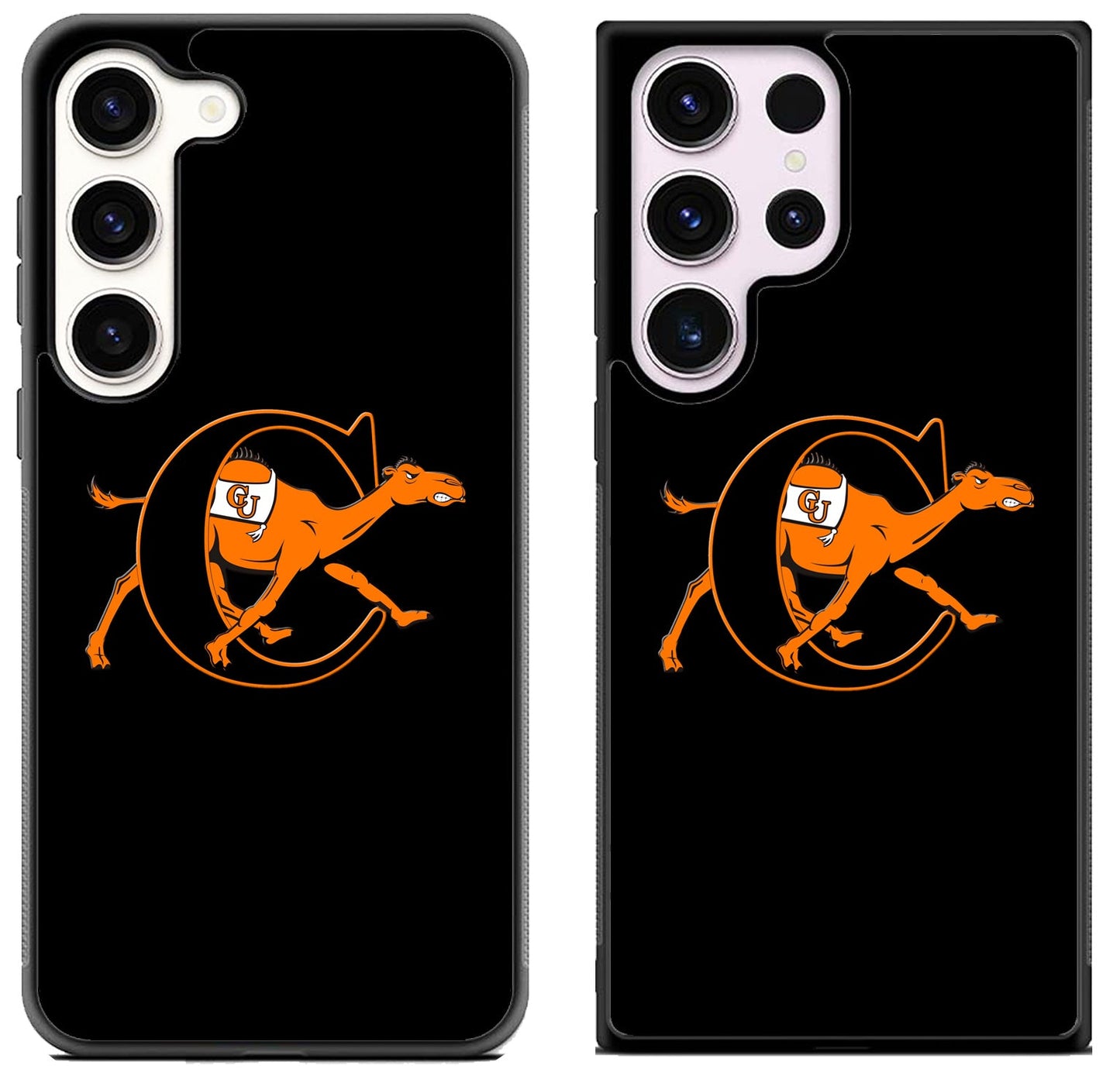 Campbell Fighting Camels Black Samsung Galaxy S23 | S23+ | S23 Ultra Case