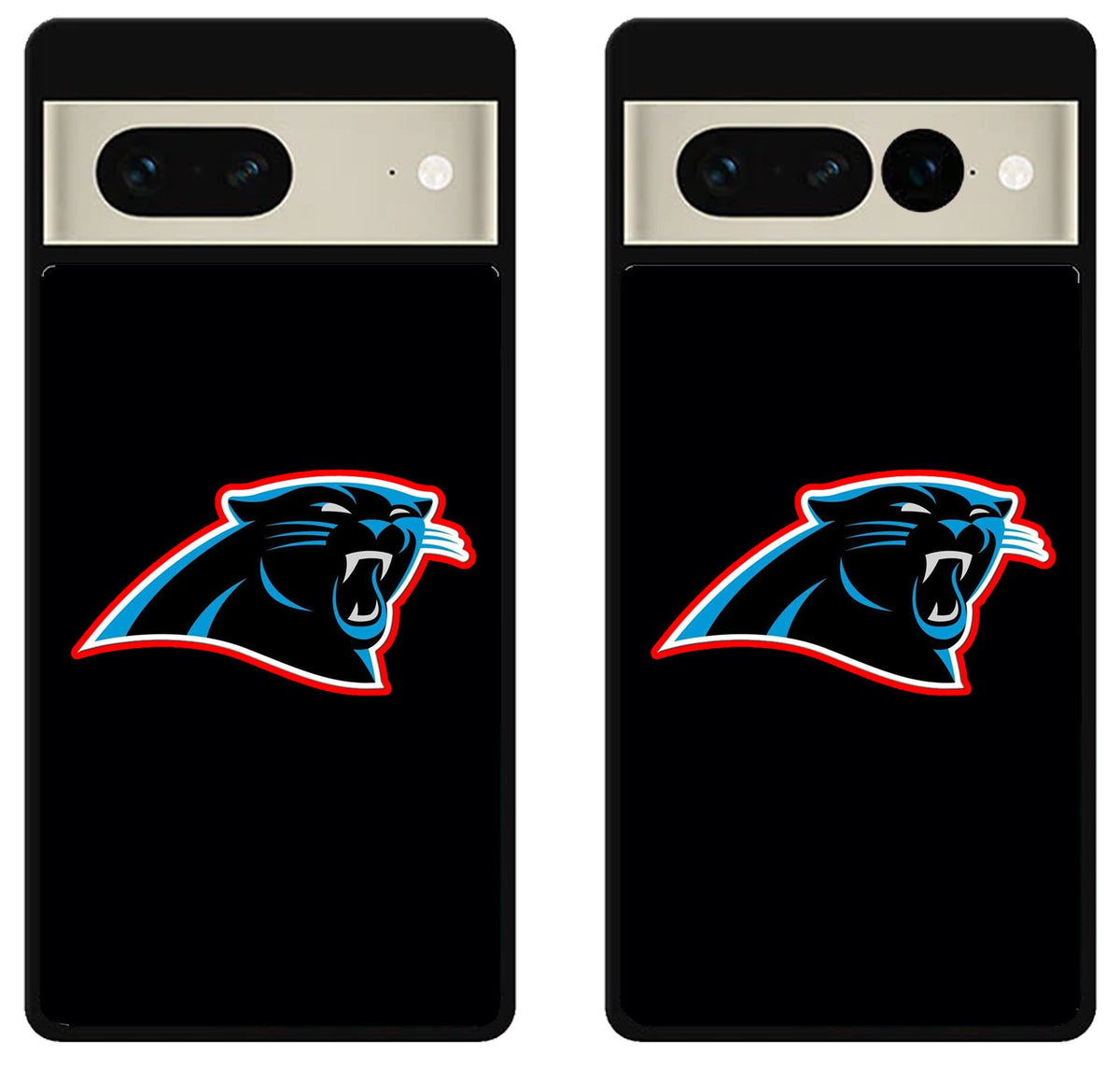 Carolina Panthers Black Google Pixel 7 | 7 Pro Case