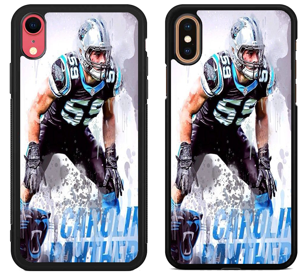 Carolina panthers Luke kuechly iPhone X | XS | XR | XS Max Case
