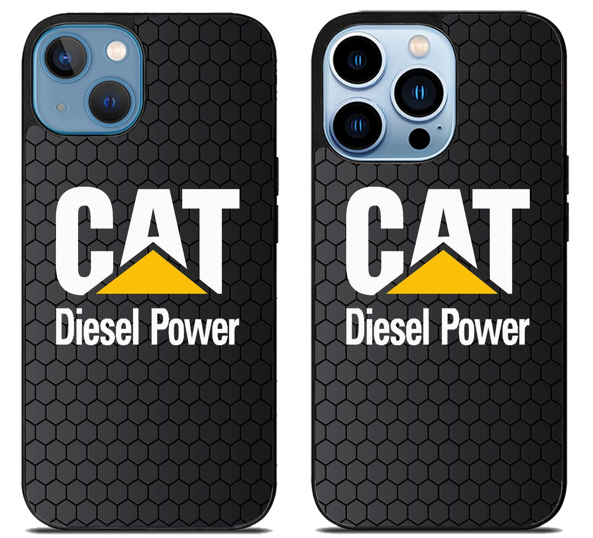 Caterpillar Black Hexagon iPhone 13 | 13 Mini | 13 Pro | 13 Pro Max Case