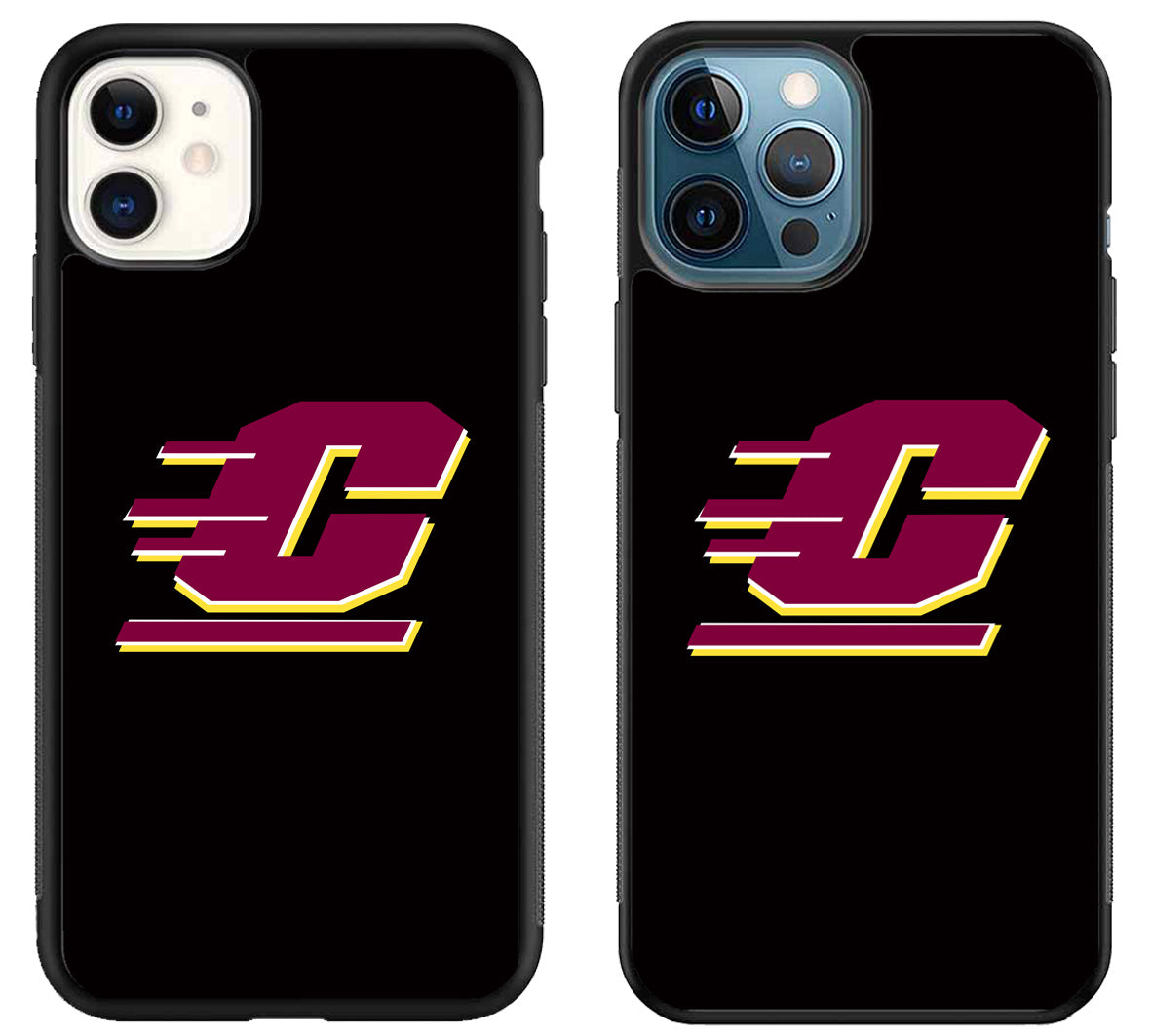 Central Michigan Chippewas Black iPhone 11 | 11 Pro | 11 Pro Max Case