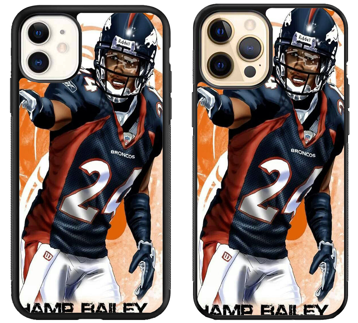 Champ Bailey Denver Broncos iPhone 12 | 12 Mini | 12 Pro | 12 Pro Max Case