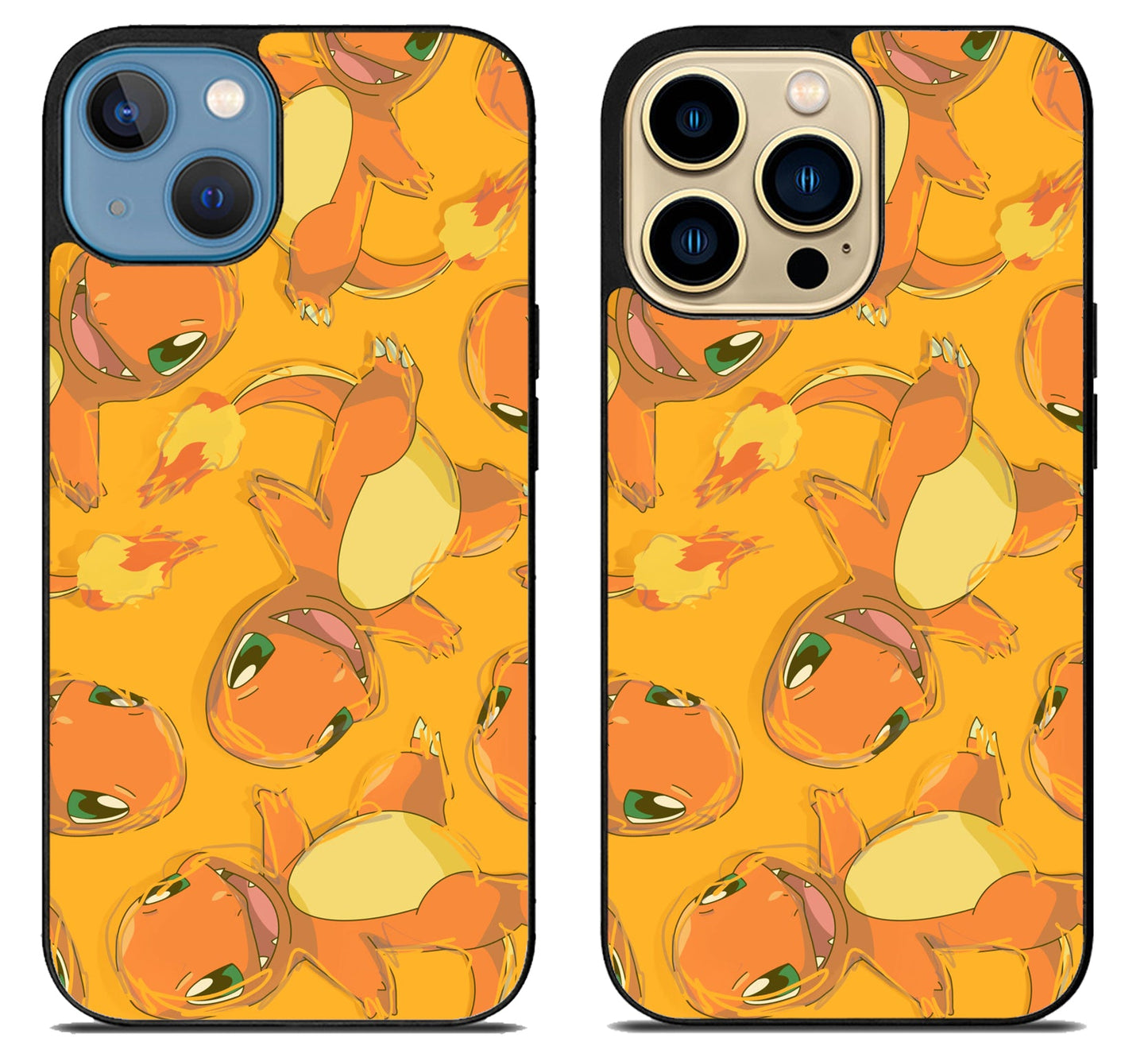Charmander Pokemon Collage iPhone 14 | 14 Plus | 14 Pro | 14 Pro Max Case
