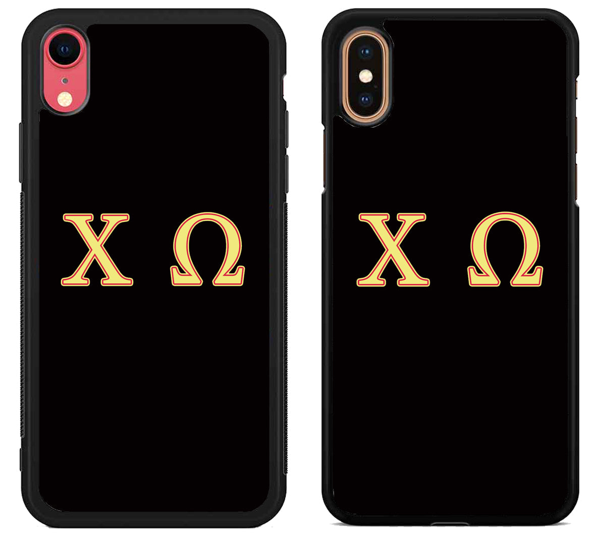 Chi Omega Black iPhone X | Xs | Xr | Xs Max Case