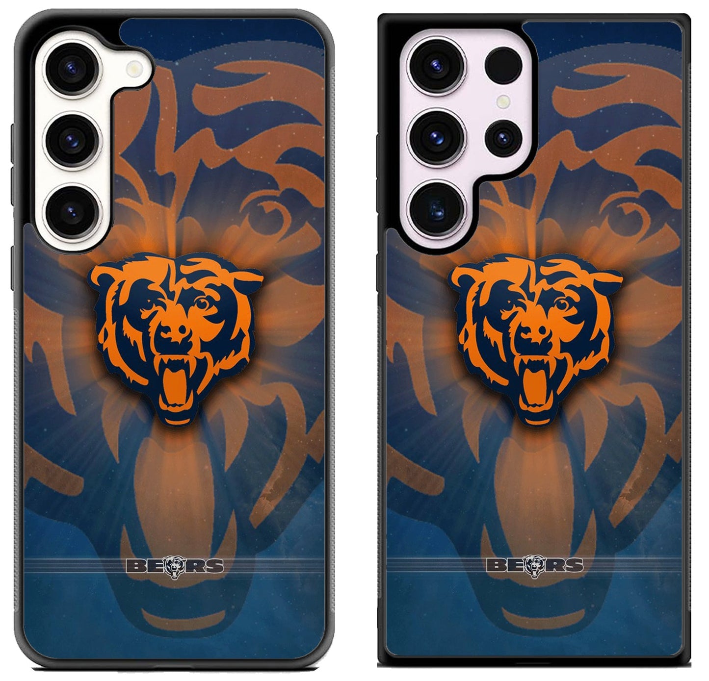 Chicago Bears Logo Background Samsung Galaxy S23 | S23+ | S23 Ultra Case
