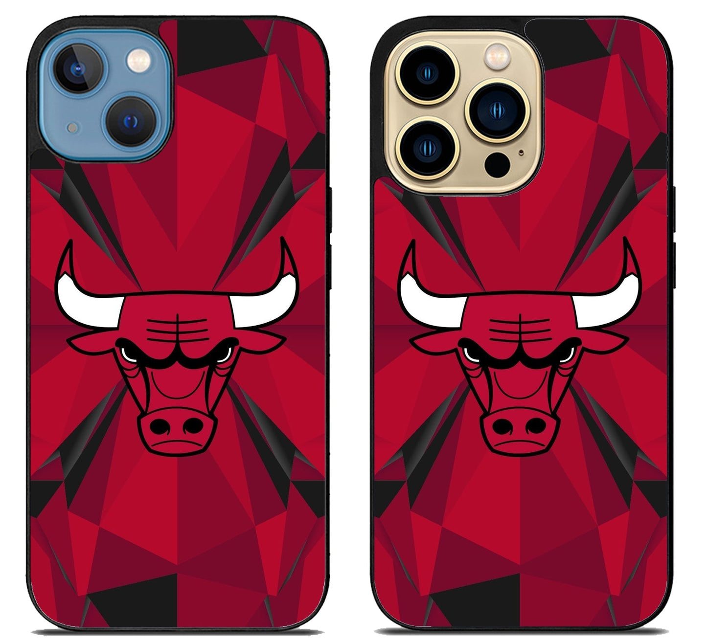Chicago Bulls Basketball Background iPhone 14 | 14 Plus | 14 Pro | 14 Pro Max Case