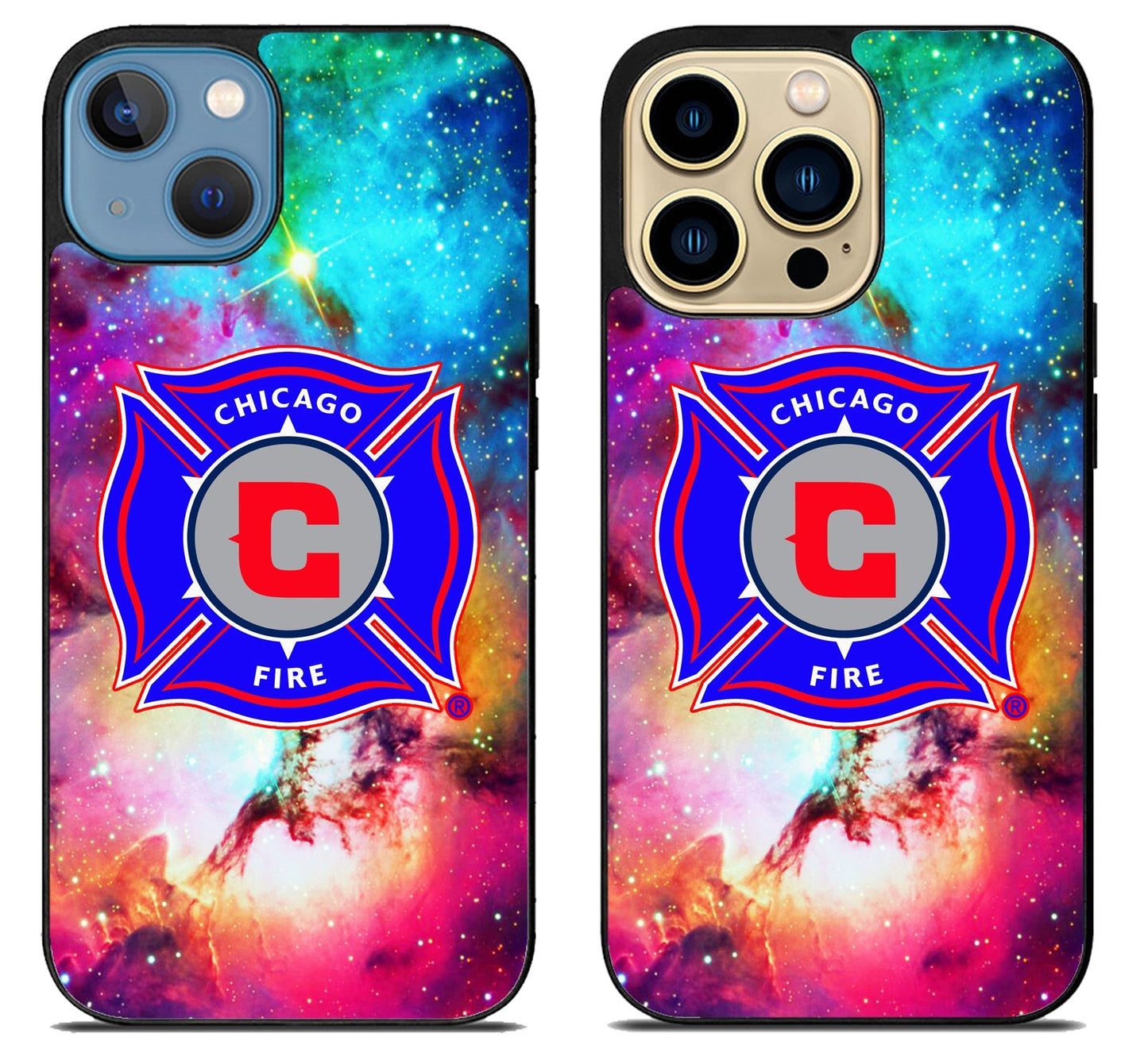 Chicago Fire Logo Galaxy iPhone 14 | 14 Plus | 14 Pro | 14 Pro Max Case