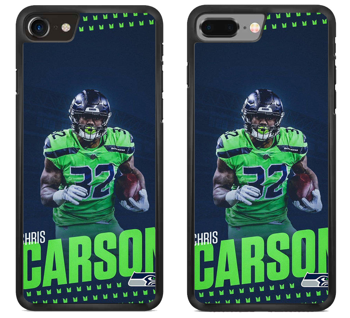 Chris Carson Seattle Seahawks iPhone 8 | iPhone 8 Plus Case