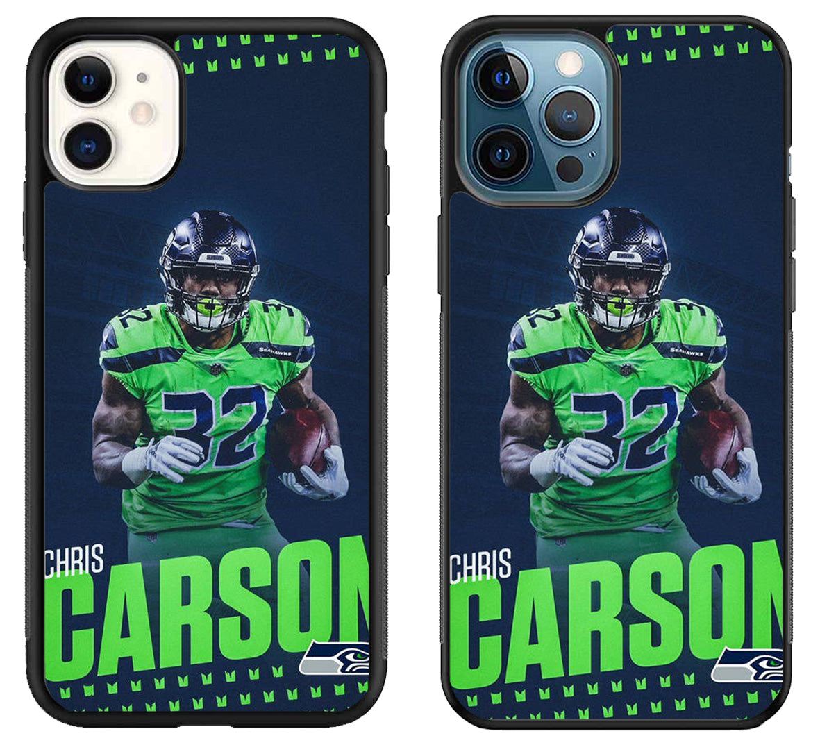 Chris Carson Seattle Seahawks iPhone 11 | 11 Pro | 11 Pro Max Case