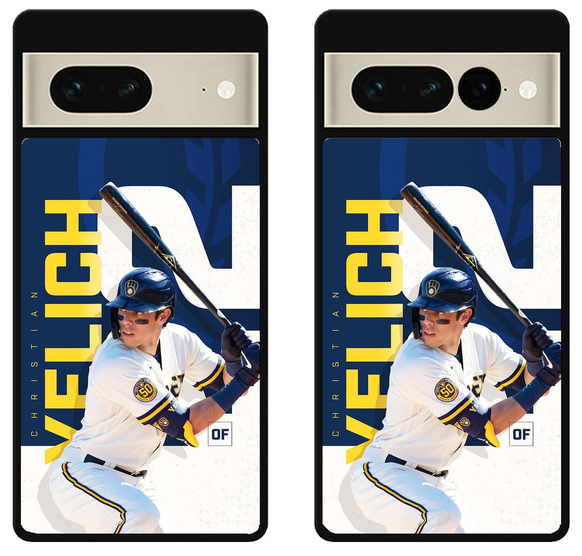Christian Yelich Baseball Brewers Google Pixel 7 | 7 Pro Case