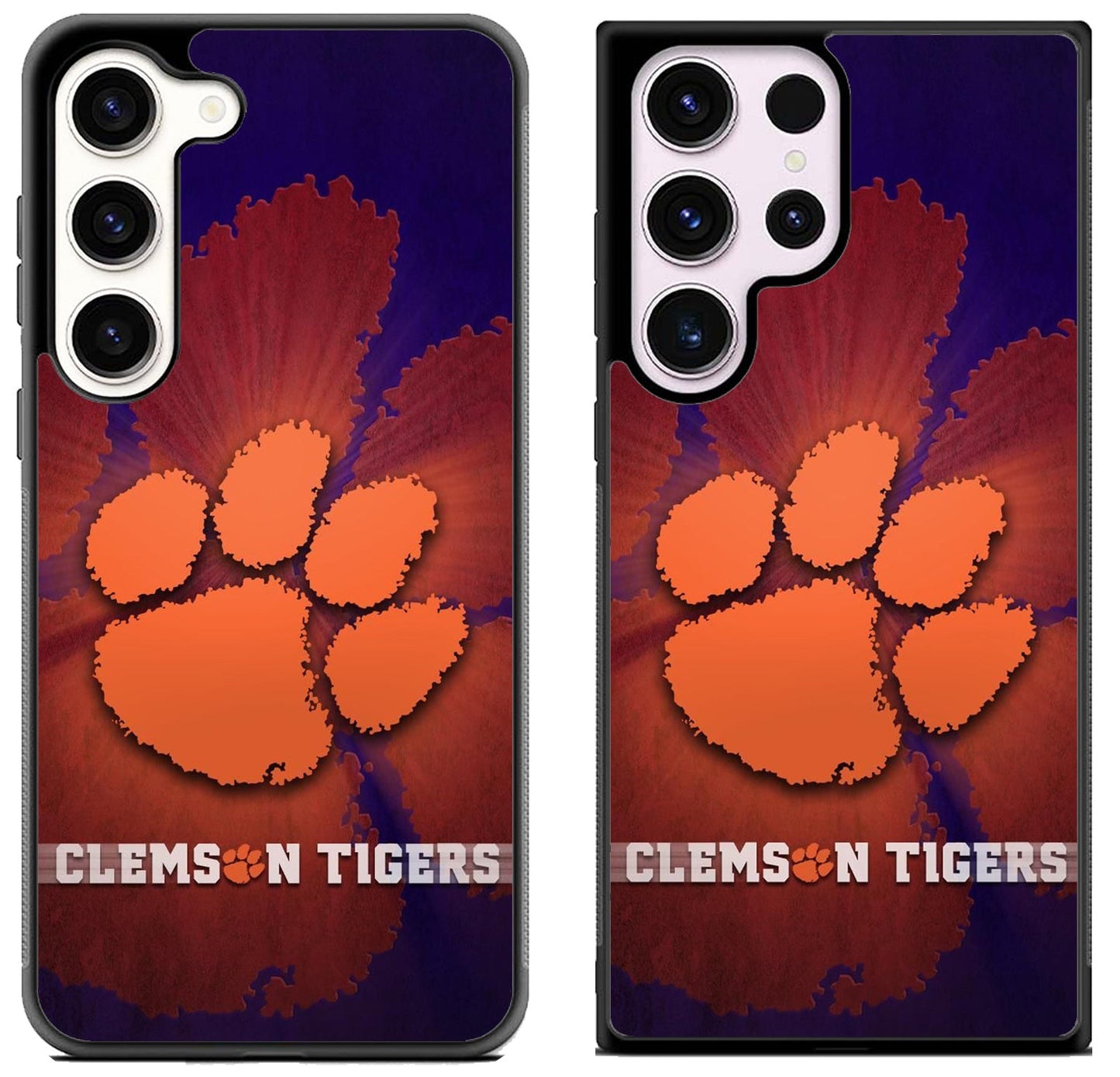Clemson Tigers Background Samsung Galaxy S23 | S23+ | S23 Ultra Case