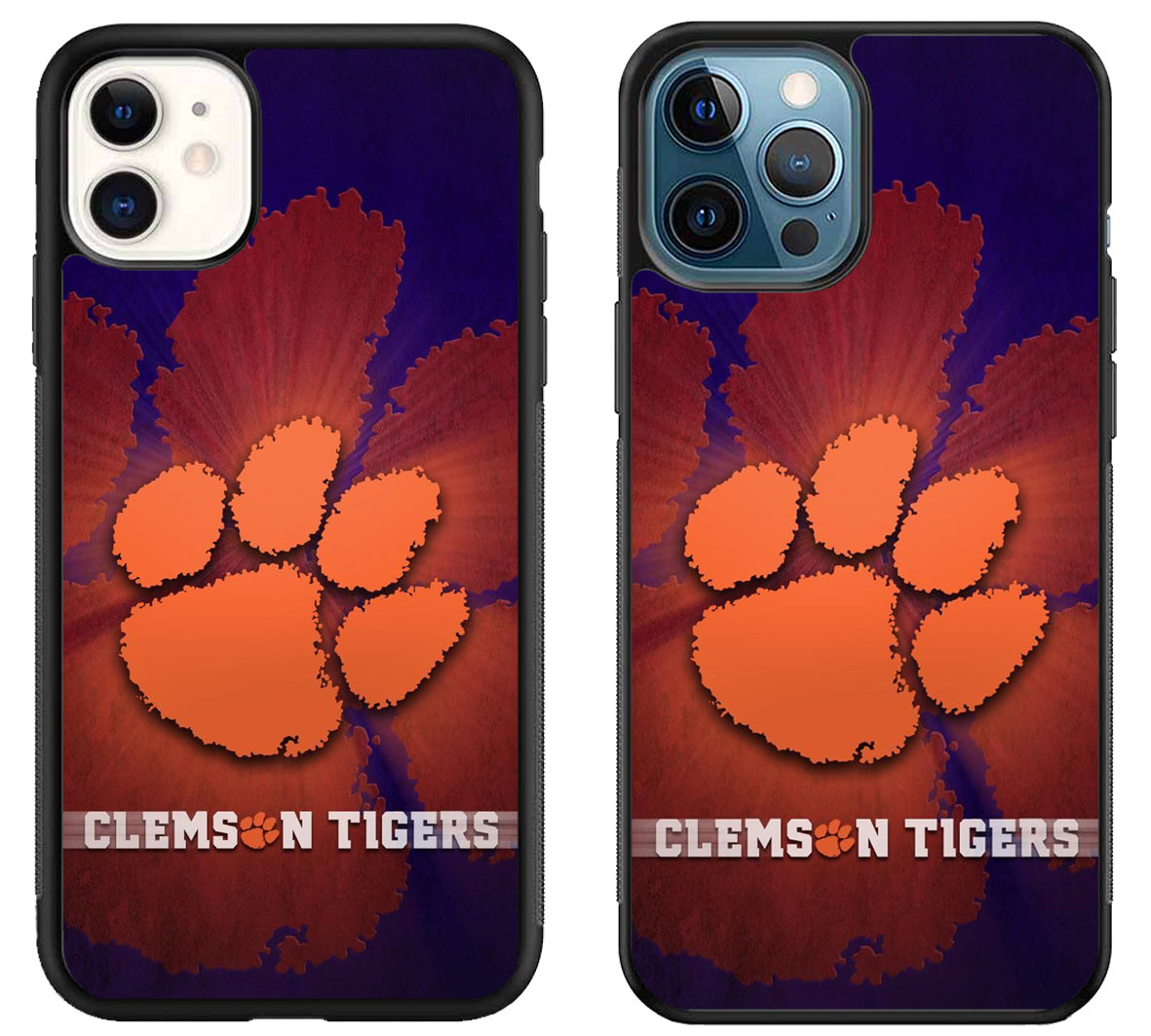 Clemson Tigers Background iPhone 11 | 11 Pro | 11 Pro Max Case