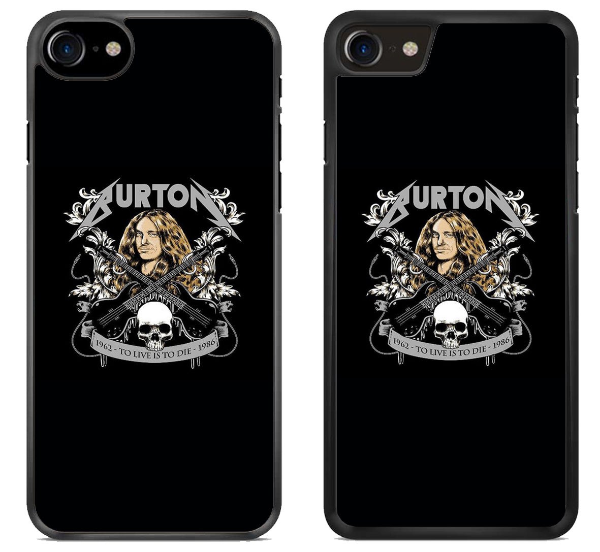 Cliff Burton Metallica Black iPhone SE 2020 | iPhone SE 2022 Case