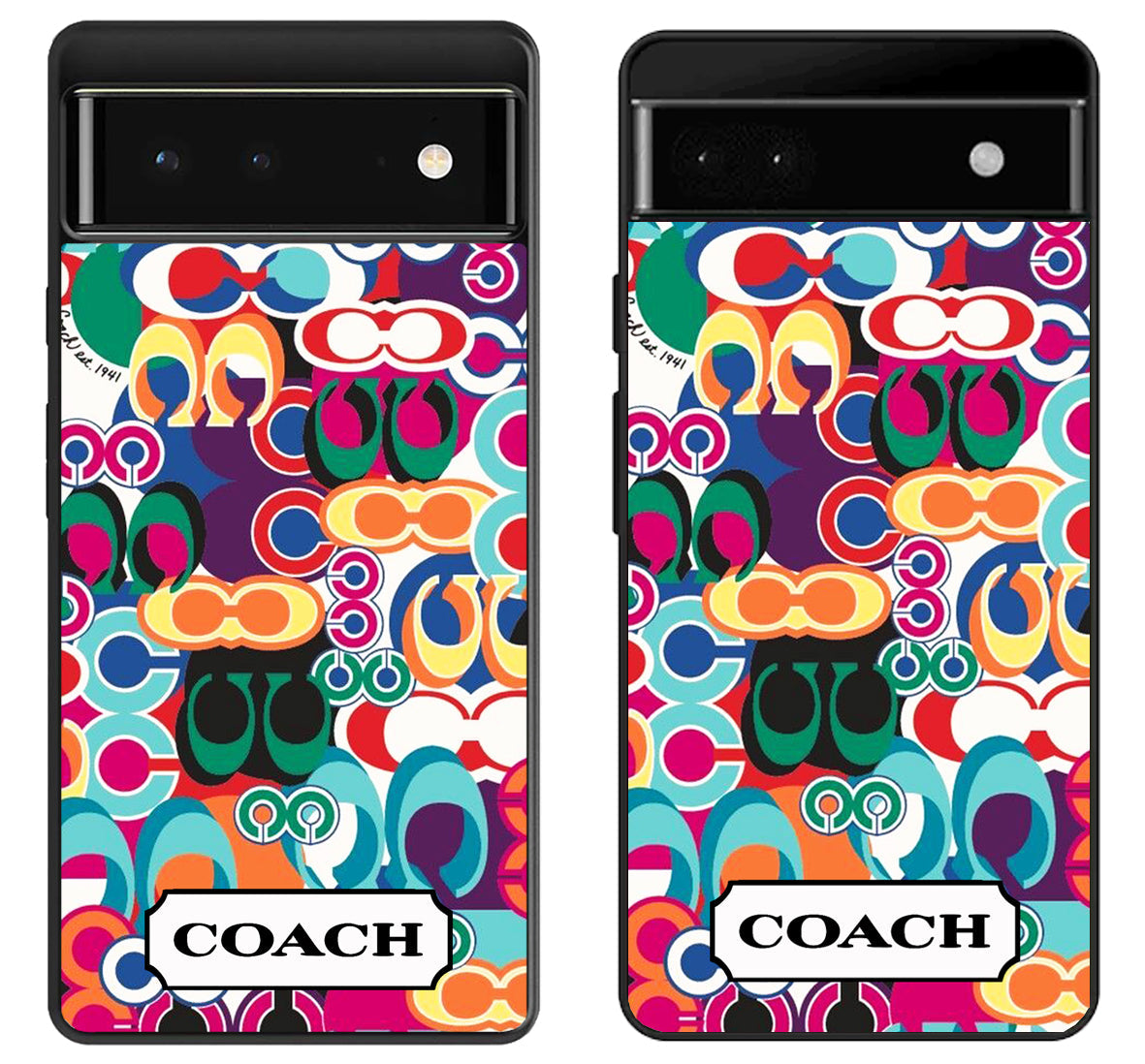 Coach Colorfull Pattern Google Pixel 6 | 6A | 6 Pro Case