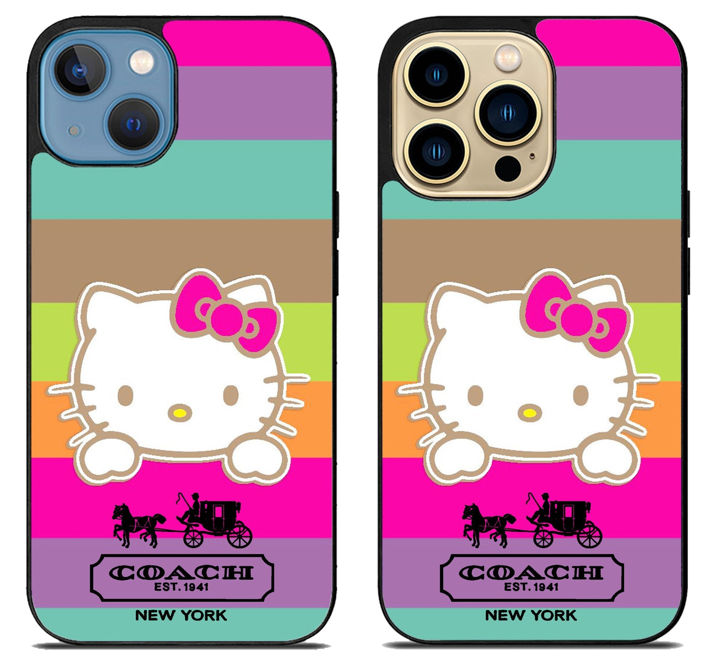 Coach Hello Kitty iPhone 14 | 14 Plus | 14 Pro | 14 Pro Max Case