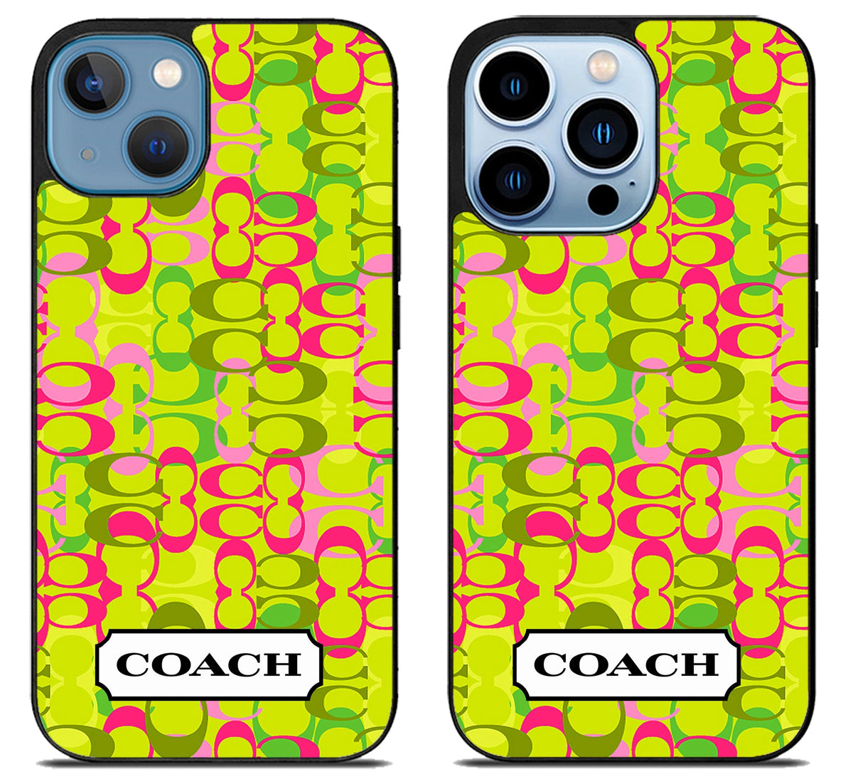 Coach Logo Pattern iPhone 13 | 13 Mini | 13 Pro | 13 Pro Max Case