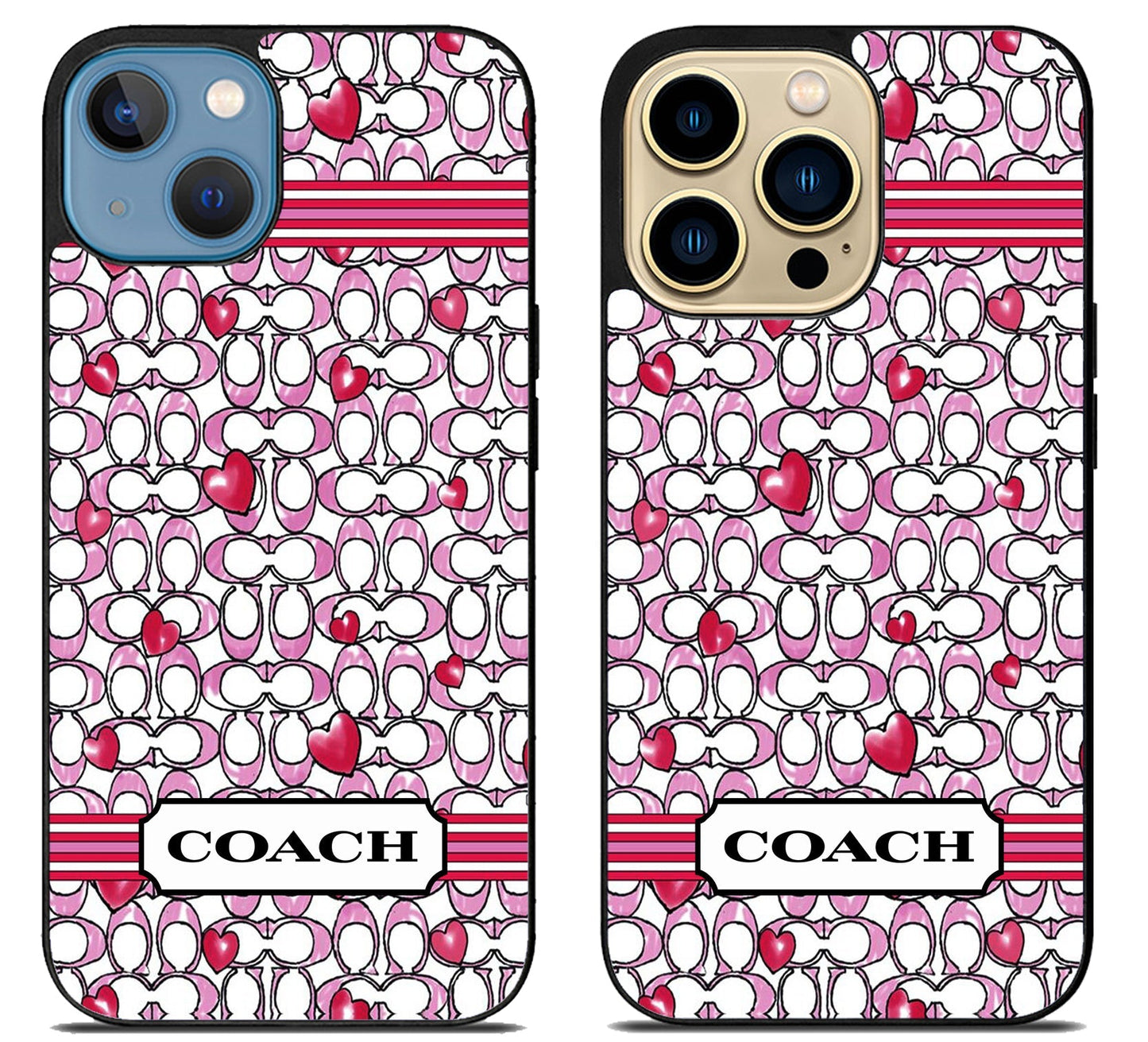Coach Logo Cover iPhone 14 | 14 Plus | 14 Pro | 14 Pro Max Case