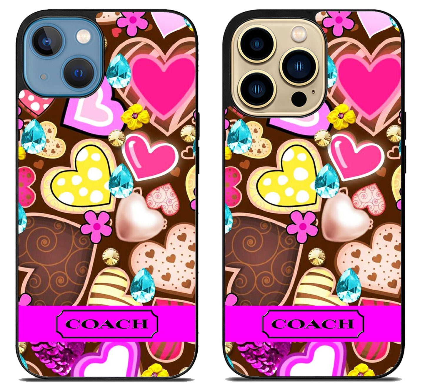 Coach Logo Love Color iPhone 14 | 14 Plus | 14 Pro | 14 Pro Max Case