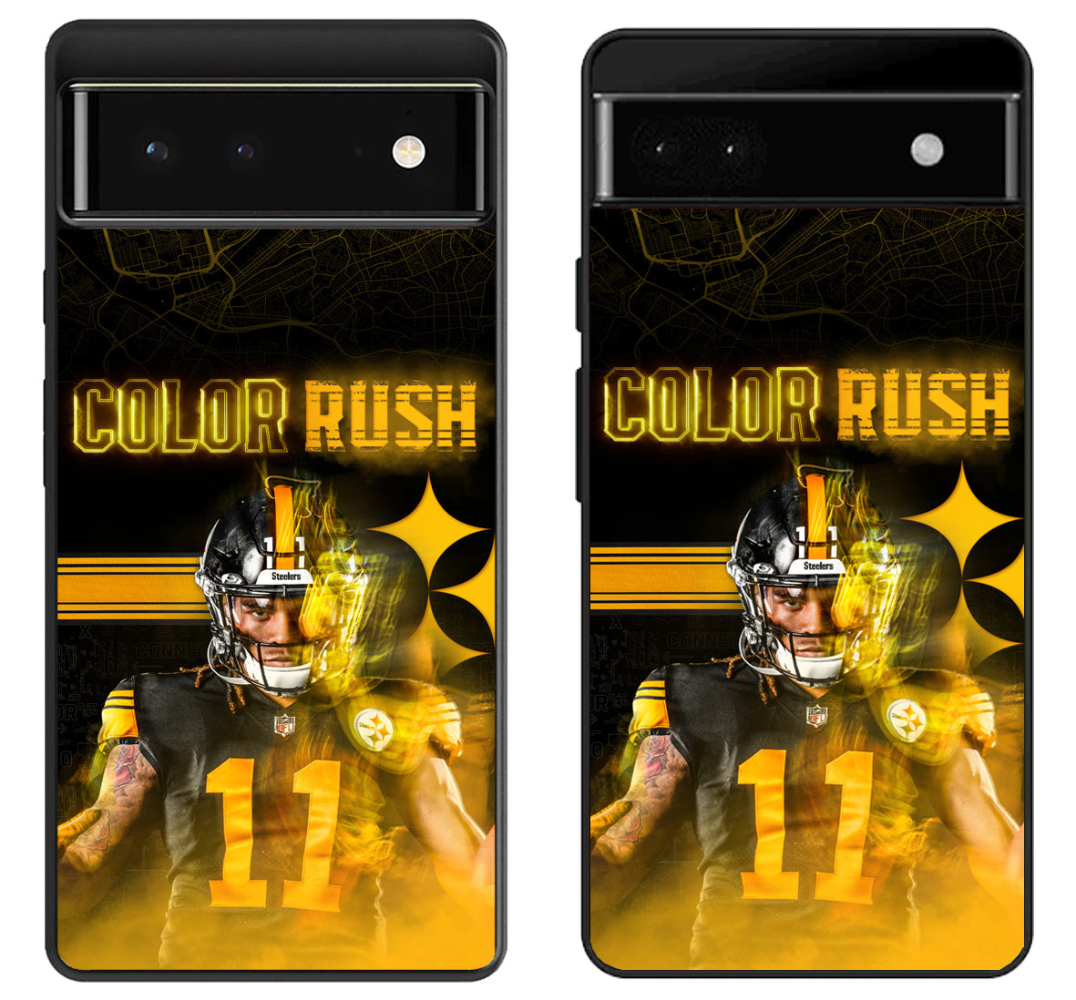 Color Rush Pittsburgh Steelers Google Pixel 6 | 6A | 6 Pro Case
