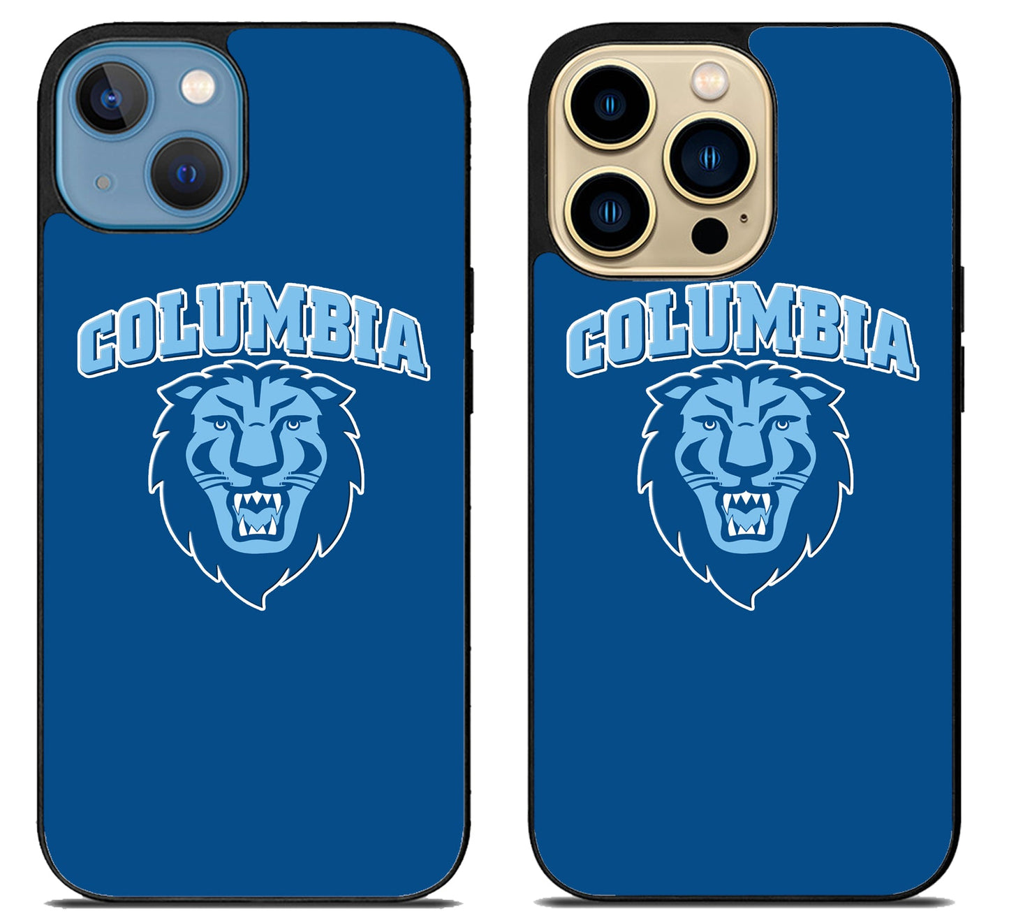 Columbia Lions Logo iPhone 14 | 14 Plus | 14 Pro | 14 Pro Max Case