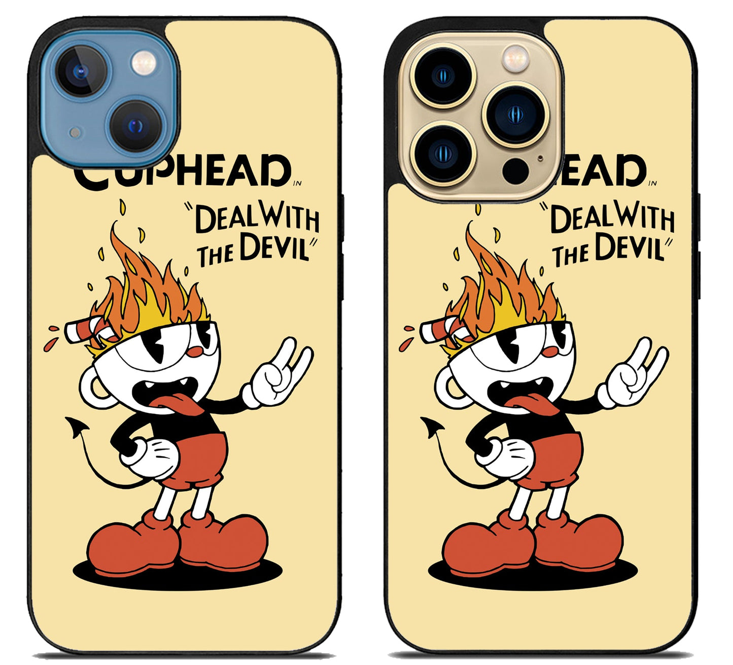 Cuphead Deal With the Devil iPhone 14 | 14 Plus | 14 Pro | 14 Pro Max Case
