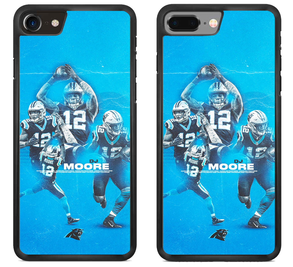 DJ Moore Carolina Panthers iPhone 8 | iPhone 8 Plus Case