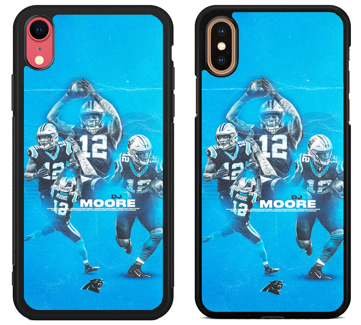 DJ Moore Carolina Panthers iPhone X | Xs | Xr | Xs Max Case