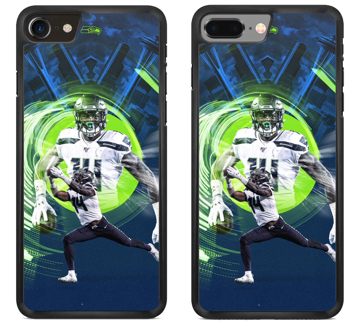 DK Metcalf Seattle Seahawks Background iPhone 8 | iPhone 8 Plus Case
