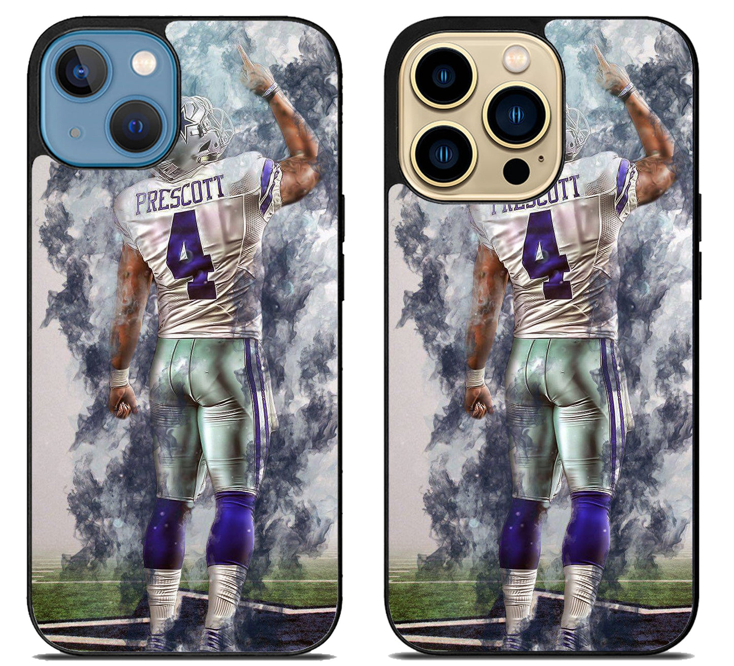 Dak Prescott Dallas Cowboys Artwork iPhone 14 | 14 Plus | 14 Pro | 14 Pro Max Case